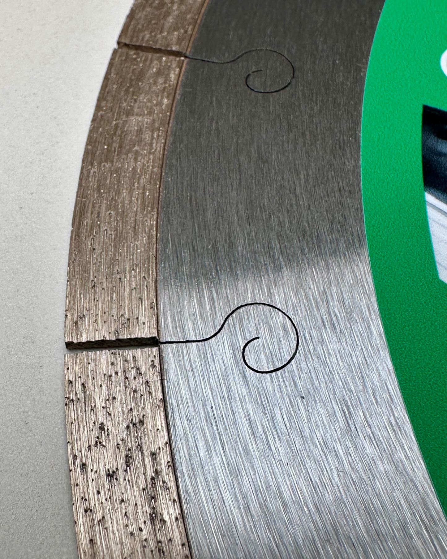 P300-SG-P1 300mm Porcelain Blade 25.4mm Bore