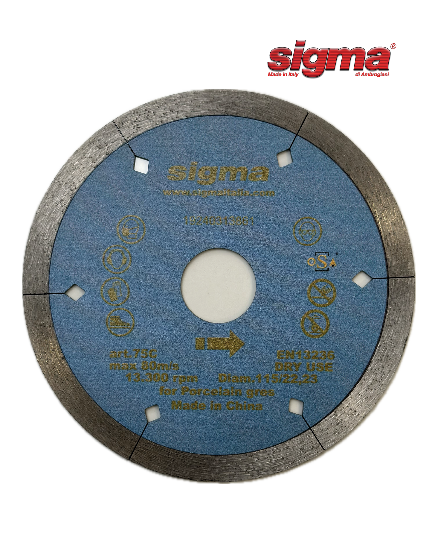 Sigma 75C 115mm Diamond Blade
