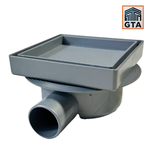 Floor Drain With Tile Tray 130x130mm