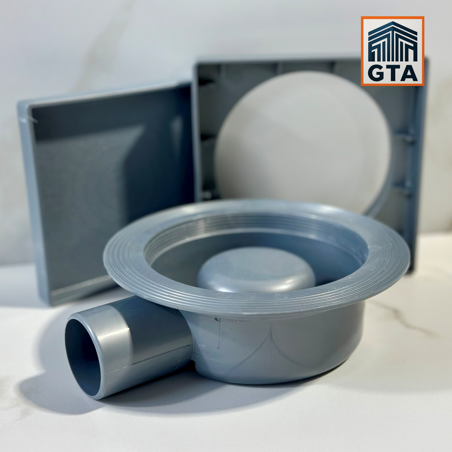 Floor Drain With Tile Tray 130x130mm