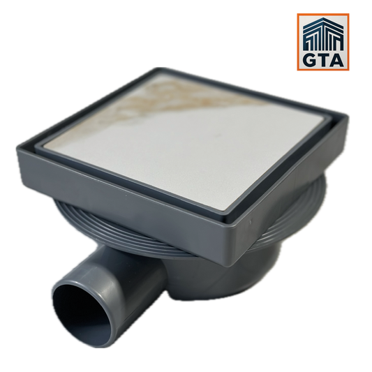 Floor Drain With Tile Tray 130x130mm