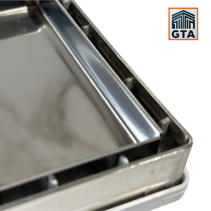 Stainless Steel Adjustable Drain With Tile Tray