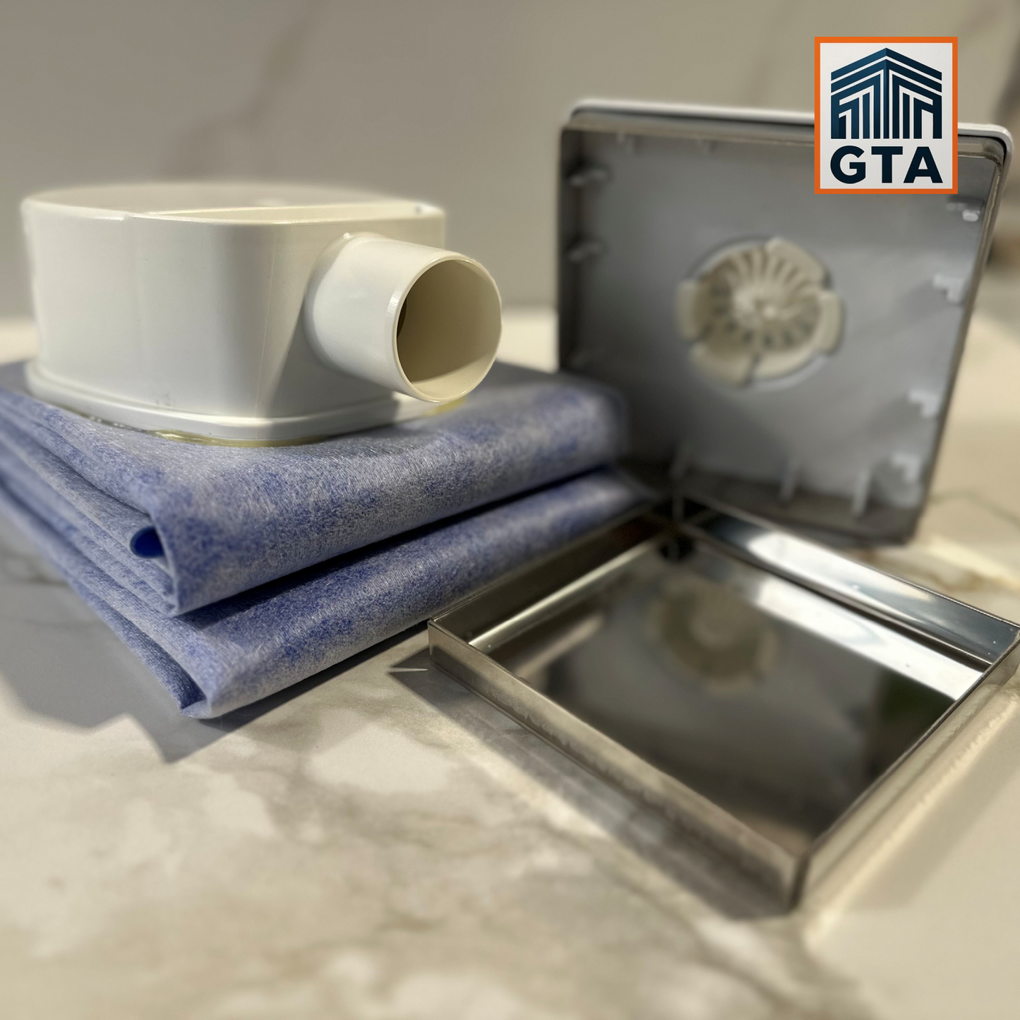 Floor Drain Stainless Steel With Tile Insert Kit