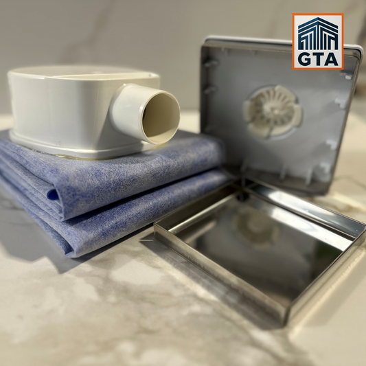 Floor Drain Stainless Steel With Tile Insert Kit